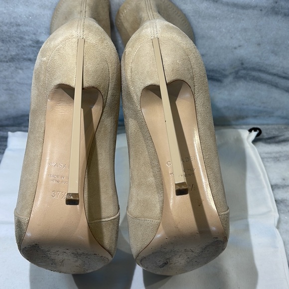 CASADEI Blade pointed-toe ankle boots size 37 1/2 - Picture 6 of 10